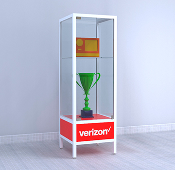 EXHIBIDORES PEDESTAL PARA TROFEOS